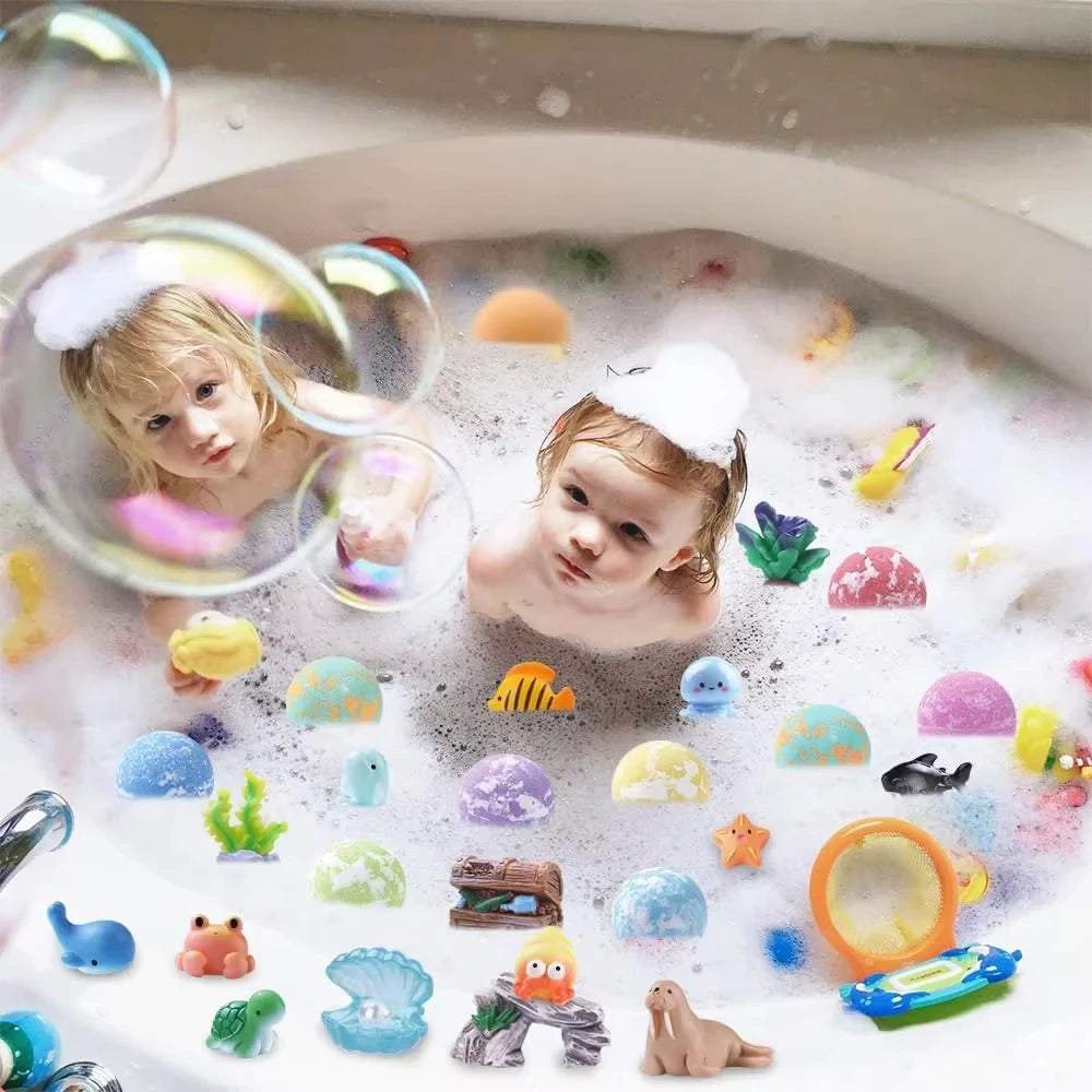 Kids Bath Bombs with Toy Inside