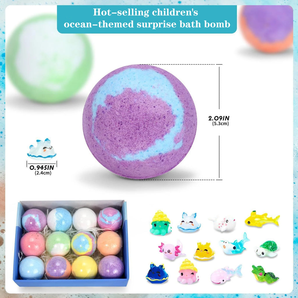 Kids Bath Bombs with Toy Inside